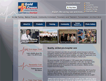Tablet Screenshot of goldcross.org